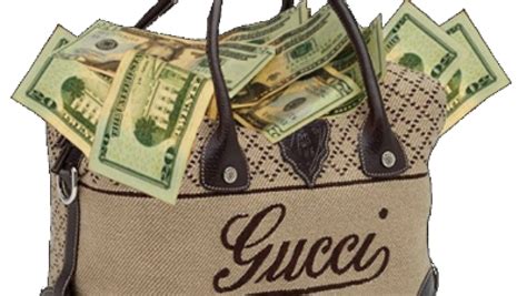 gucci purse cartoon